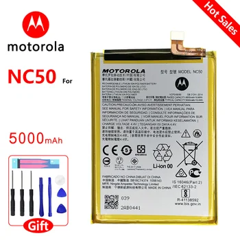 100% Новый Сменный Аккумулятор Motorola 5000 мАч NC50 Для Аккумуляторов мобильных телефонов Motorola Moto NC 50 + Бесплатные инструменты с номером отслеживания