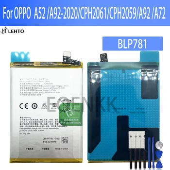 100% Оригинальный Аккумулятор BLP781 Для OPPO A92-2020/CPH2061/CPH2059 Для Замены телефона Bateria