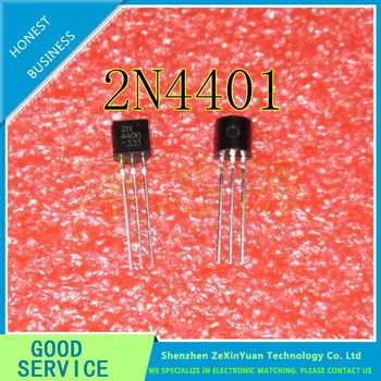 1000 шт./лот, новый 2N4401 с маломощным транзистором 0.6A/40V NPN TO-92
