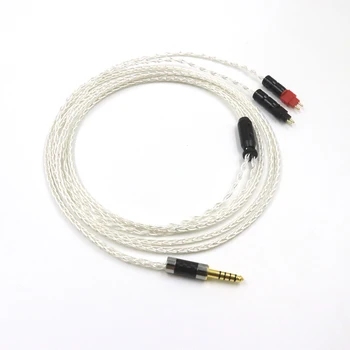 8-жильный OCC посеребренный кабель для наушников Sennheiser HD580 HD600 HD650 HDxxx HD660S HD58x HD6xx Провод для гарнитуры