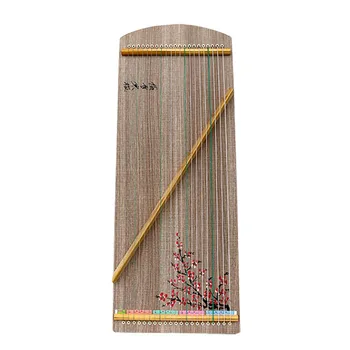 80 см Портативный Мини тренажер для пальцев Guzheng 21 Струна для начинающих Guqin Zither Традиционные китайские музыкальные инструменты для детей