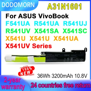DODOMORN 3200 мАч A31N1601 Аккумулятор Для Ноутбука ASUS VivoBook Серии F541UA R541UA R541UJ R541UV X541SA X541SC X541U X541UA X541UV