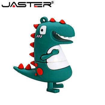 JASTER флеш-накопитель с мультяшным динозавром USB флэш-накопитель 128 ГБ 64 ГБ 32 ГБ 16 ГБ 8 ГБ 4 ГБ USB-накопитель бесплатная доставка креативных подарков