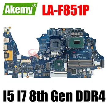 L25090-601 Для HP Zbook 15V G5 Материнская плата Ноутбука DPF52 LA-F851P I5-8300H I7-8750H Процессор DDR4 N18M-Q3-A1 100% Протестирован