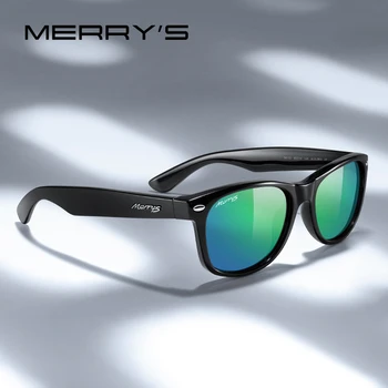 MERRYS DESIGN, классические поляризованные солнцезащитные очки с заклепками в стиле Ретро Для Мужчин И женщин, роскошные солнцезащитные очки для вождения UV400 S6132