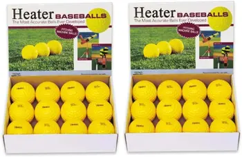 Sports 2 Count 1 Дюжина бейсбольных мячей Heater Pitching Machine (всего 2 дюжины) - Машины для точной подачи Бейсбольных мячей Pitching Machine