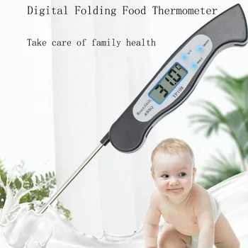 TP108 Цифровой Кухонный пищевой термометр для мяса, воды, молока, Зонд для приготовления пищи, барбекю, Электронный термометр для духовки, кухонные инструменты