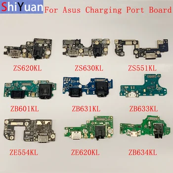 USB Разъем Для зарядки Платы Гибкий Кабель Для Asus Zenfone ZS620KL ZS630KL ZS551KL ZB601KL ZB631KL ZB633KL ZE544KL ZE620KL ZB634KL