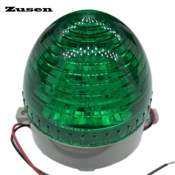 Zusen TB60 Зеленый Цвет 12 В 24 В 110 В 220 В Маленькая Охранная Сигнализация, Стробоскопическая Сигнальная лампа, Светодиодная лампа