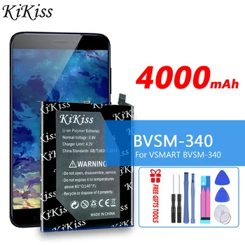 Аккумулятор KiKiss емкостью 4000 мАч BVSM340 для аккумуляторов мобильных телефонов VSMART BVSM-340