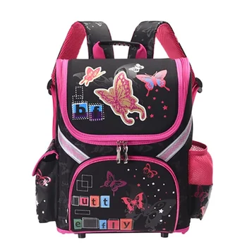 Детский рюкзак, Детский школьный рюкзак с бабочкой, студенческие Сложенные сумки для защиты позвоночника, школьные сумки для мальчиков, школьная сумка для девочек, Mochila Infantil sac