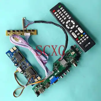 Для M201P1-L01/L02/L03/L05 ЖК-цифровой контроллер DVB плата USB HDMI-Совместимый VGA AV RF 1400*1050 4- CCFL 20,1 