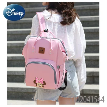 Женский рюкзак Disney, прочная водонепроницаемая школьная сумка с Микки Маусом большой емкости для девочки, мужчины, беременность, роды
