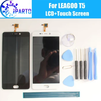 ЖК-дисплей LEAGOO T5 + сенсорный экран, 100% Оригинальный протестированный ЖК-дигитайзер, замена стеклянной панели для LEAGOO T5