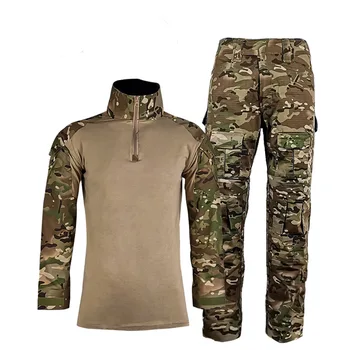 Камуфляжный тактический костюм Softair, боевая рубашка, Тактическая военная форма, Женская/мужская Дышащая Охотничья Тактическая военная экипировка