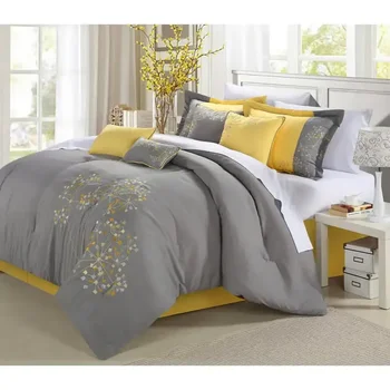 Лидер продаж, высококачественная кровать Petunia из 12 предметов в мешке, комплект одеял для взрослых