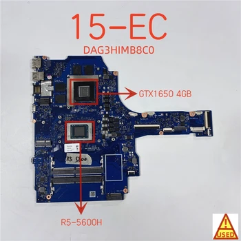 Материнская плата ноутбука DAG3HIMB8C для HP 15-EC С R5-5600H N18P-G61-MP2-A1 GTX1650 4GB Полностью протестирована и отлично работает