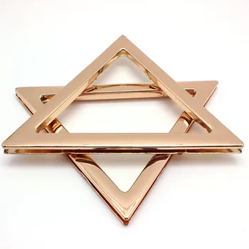 Металлические треугольные ручки 170 x 98 мм, ручки для сумок, золотая рамка для клатча