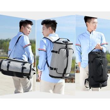 Мужской 19-дюймовый рюкзак для ноутбука, модная многофункциональная дорожная сумка с USB-зарядкой, рюкзаки для студентов на выходные