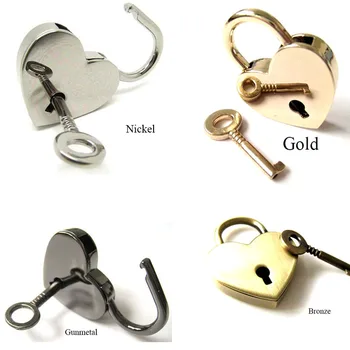 Набор ключей с сердечком размером 4 см x 3 см для ручной сумки, клатч, рюкзак, 4 цвета
