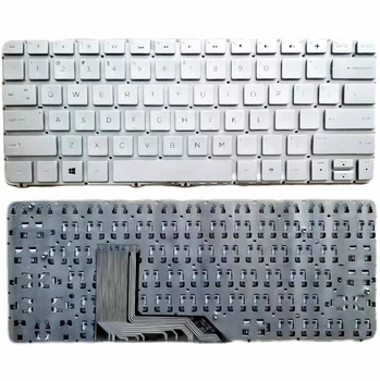 Новая американская клавиатура Для HP Spectre x360 13-4000 13-4100 13t-4000 13t-4100 Без подсветки Без рамки Серебристого цвета