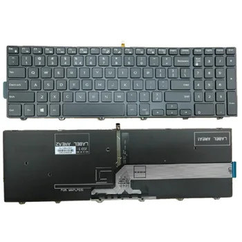 Новая клавиатура США для Dell Inspiron 15 5000 5552 5559 5566 7559 3567 7557 с подсветкой
