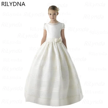 Новое Платье для девочек, Длинные Детские платья подружек Невесты для девочек, Детское платье принцессы, Праздничное свадебное платье от 3 до 10 12 лет, Vestido