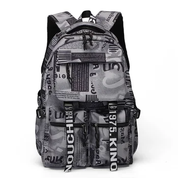 новый модный школьный рюкзак для мальчиков-подростков, классная сумка, водонепроницаемая сумка для путешествий, большая сумка для книг, детские сумки