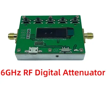 НОВЫЙ Радиочастотный цифровой Аттенюатор 6 ГГц с шагом 30 дБ 0,25 дБ OLED-дисплей с Возможностью Программирования Модуля Аттенюатора