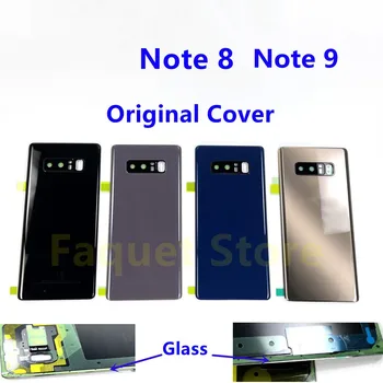 Оригинальная Замена Задней крышки Батарейного отсека для SAMSUNG Galaxy Note 8 9 N950 SM-N950F Запчасти для заднего Стекла Note8 N960F