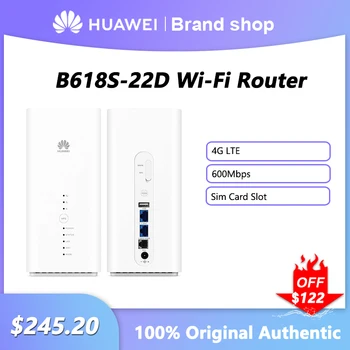 Оригинальный Huawei B618S-22D WiFi Ретранслятор 4G LTE Маршрутизатор Cat11 600 Мбит/с Беспроводной Сетевой Расширитель Усилитель сигнала Со Слотом Для sim-карты