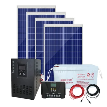 полностью наружная солнечная энергетическая система ip65, автономная от сети, Солнечная система, Солнечная энергия для дома