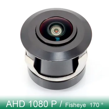 Рыбий Глаз 170 ° AHD 1080P CBVS 720P Черная Автомобильная камера заднего вида С Металлическим Корпусом, Камера заднего хода, Резервная Камера для парковки, Подходит Для всех Автомобилей