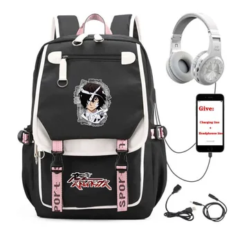 рюкзак для бродячих собак аниме Бунго, Унисекс, Рюкзак для путешествий, школьная сумка для книг, USB-зарядка, рюкзак для ноутбука для подростков