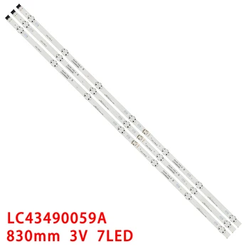 Светодиодная лента подсветки 7 светодиодов для LG Innotek 17Y 43inch-A-Type LC43490059A LC43490058A HC430DUN 43LJ61_FHD_L 43LJ5150 43LJ624V