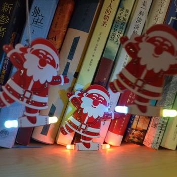 Сделай сам Санта Клаус, Украшение для Рождественской елки, Музыкальный RGB светодиодный Электронный комплект