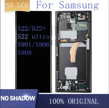 Сенсорный Дигитайзер Замена Экрана телефона Super Amoled Galaxy s22 ЖК-Дисплей Для Samsung s22p S901 S906 S908 s22u
