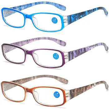 Удобные элегантные очки для чтения с цветами, Очки с защитой от синего света, Ультралегкая оправа